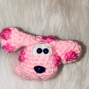 Crocheted Blues Clues Magenta
