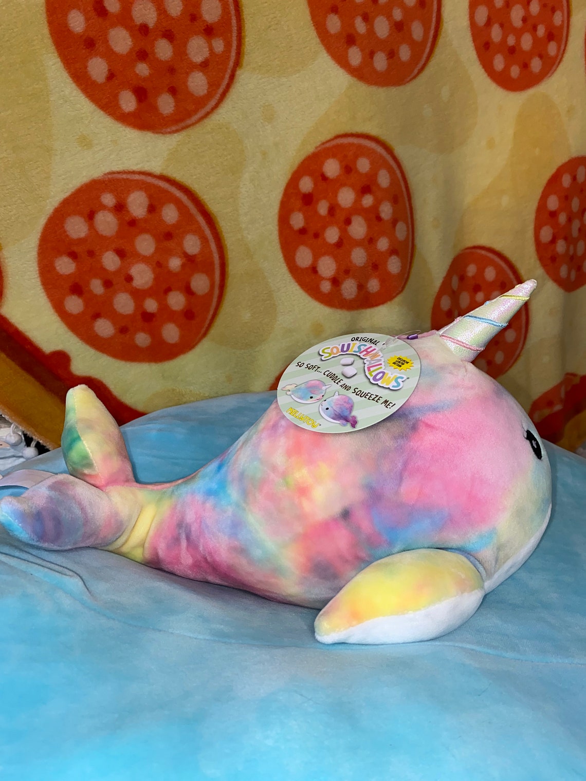 Aziza the Stingray Tie Dye Narwhal Squishmallow | Etsy