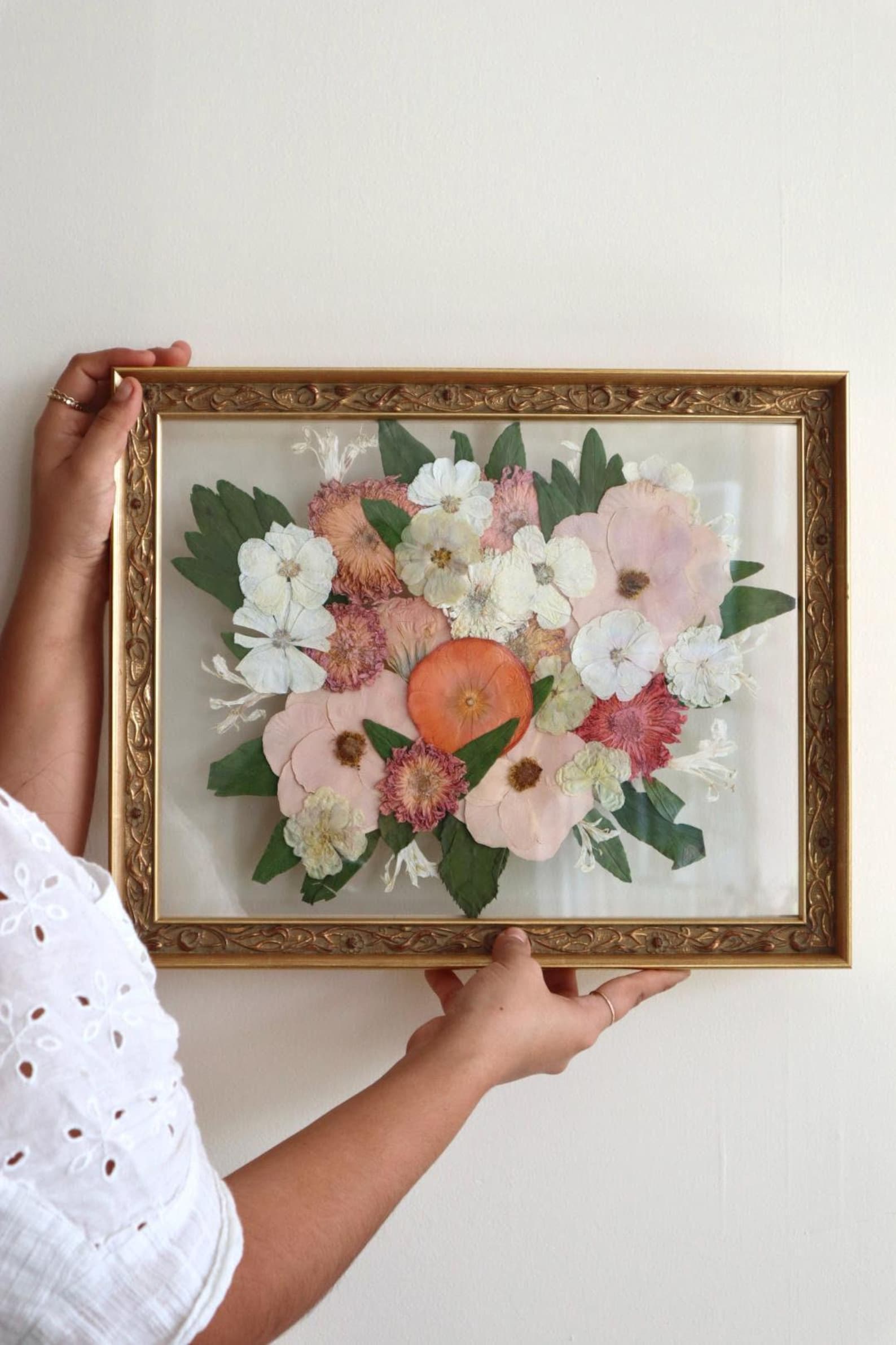 Bridal Bouquet Preservation - 11x14 frame