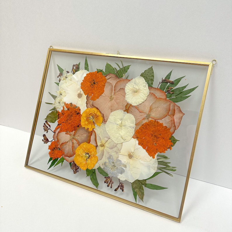 Pressed Bridal Bouquets | Preserved Wedding Bouquet | Framed Wedding Flowers | Bouquet Keepsake | Bridal Bouquet Preservation | Wedding Gift