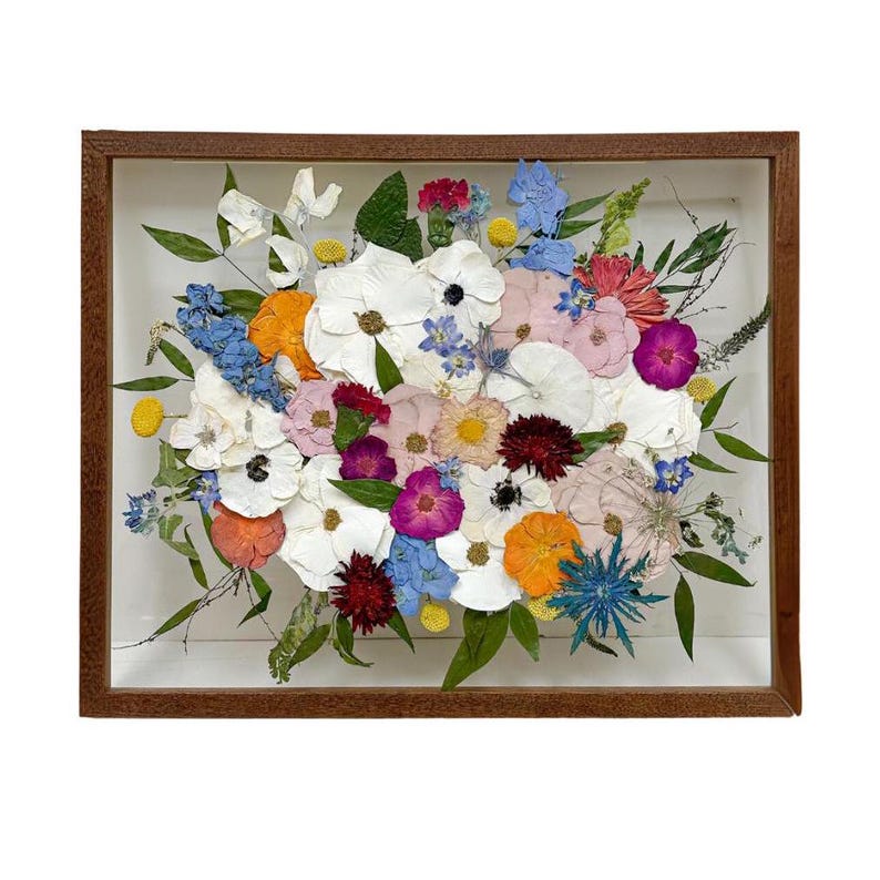 Pressed Bridal Bouquets | Preserved Wedding Bouquet | Framed Wedding Flowers | Bouquet Keepsake | Bridal Bouquet Preservation | Wedding Gift