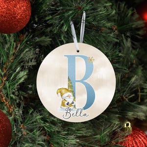 Personalised Christmas Gonk Decoration, Holiday Decoration, Christmas Tree Decor, Family Keepsake, Tree Decoration For Kids