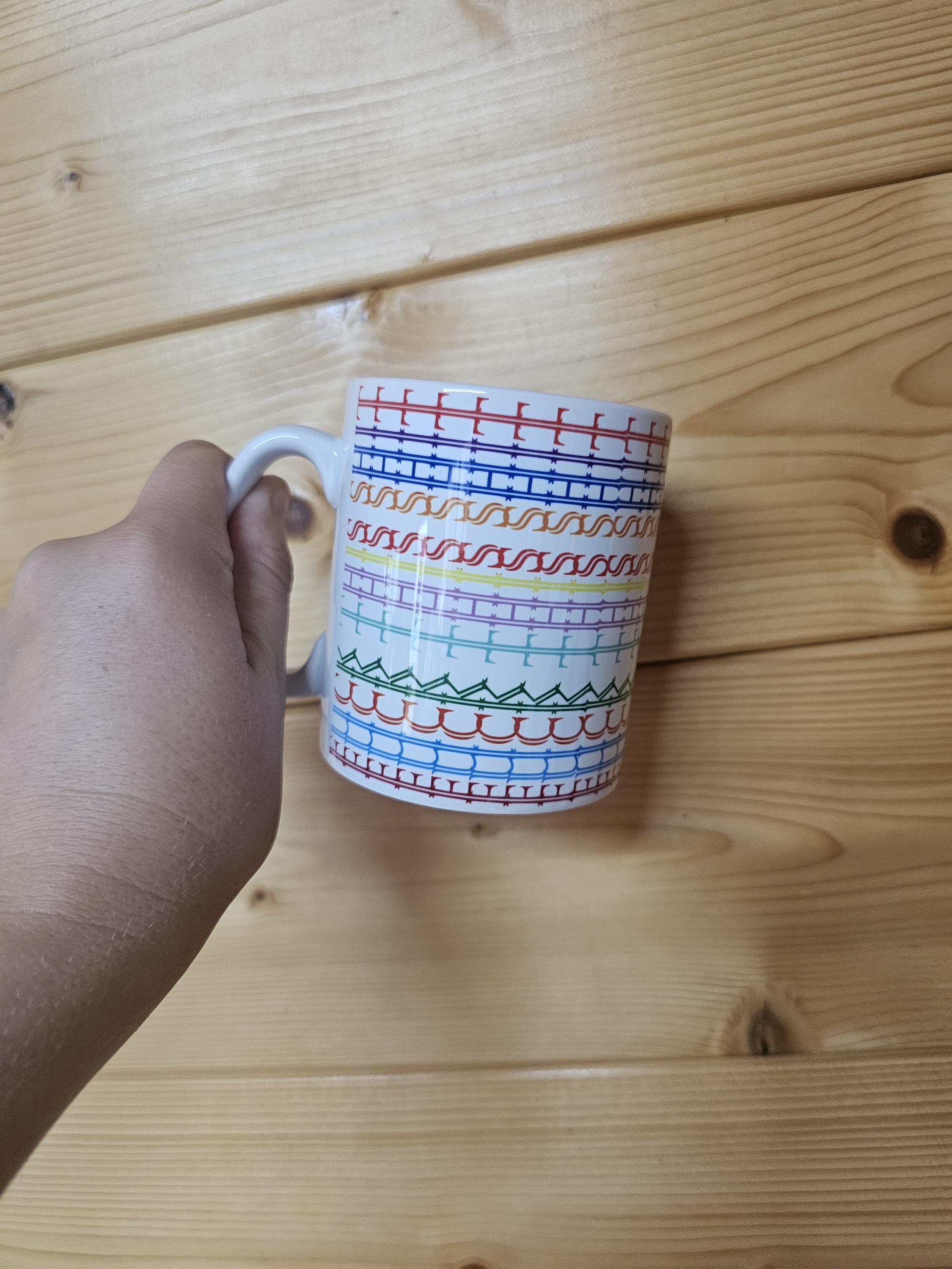 Rude Hidden Message Pattern Hidden Message Mug: Rude Swearing Gift for Coworker, Secret Santa ...