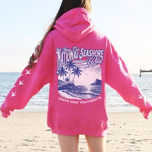 Coconut Girl Hoodie With Words On Back, Surfer Girl Hoodie, Beach Hoodie Girls, Summer Vacation Outfit, Surf Hoodie, Oceancore Beach Gifts