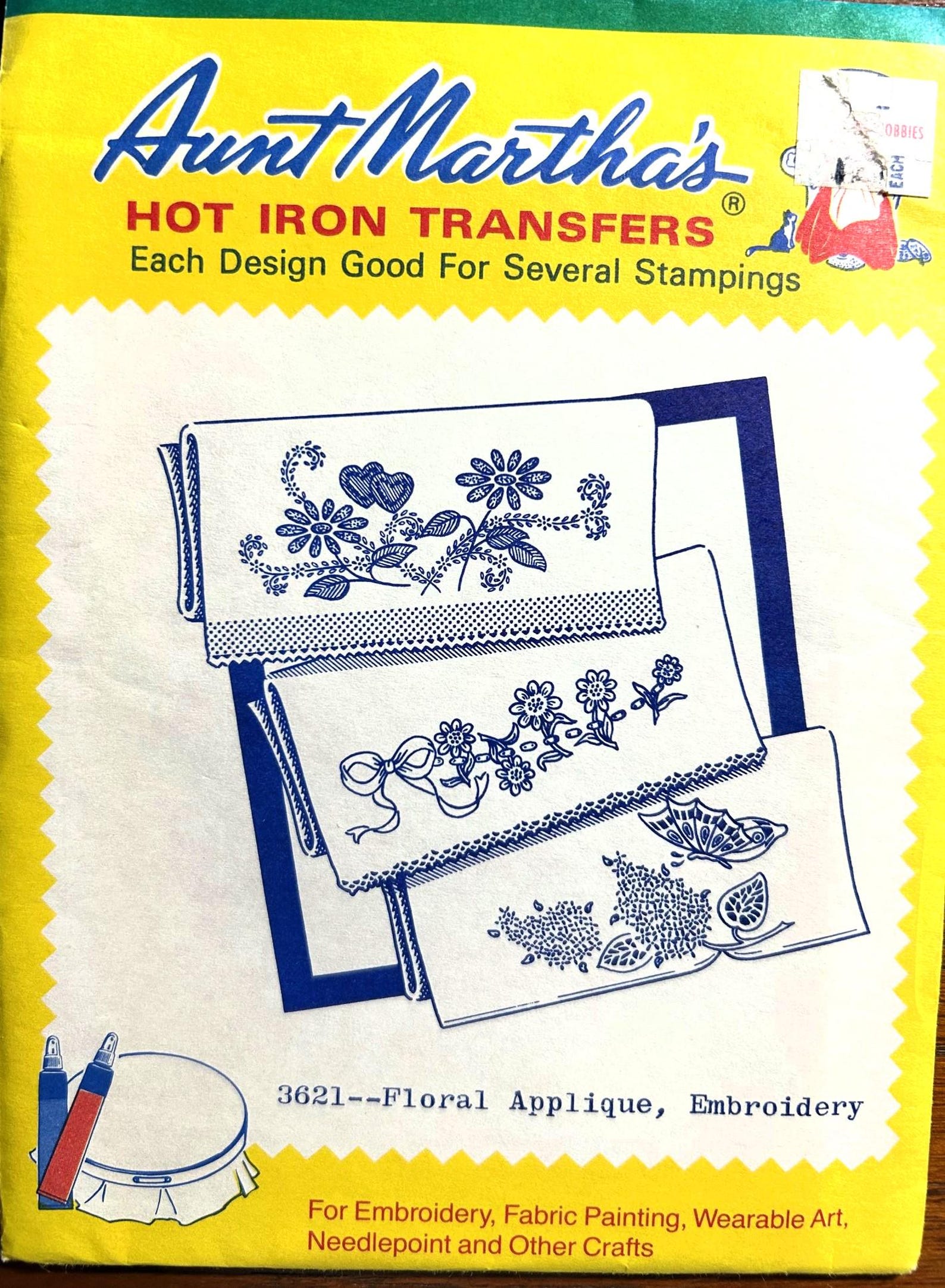 Vintage Aunt Martha's Embroidery Iron-on Transfers: Pick Your Design - Etsy