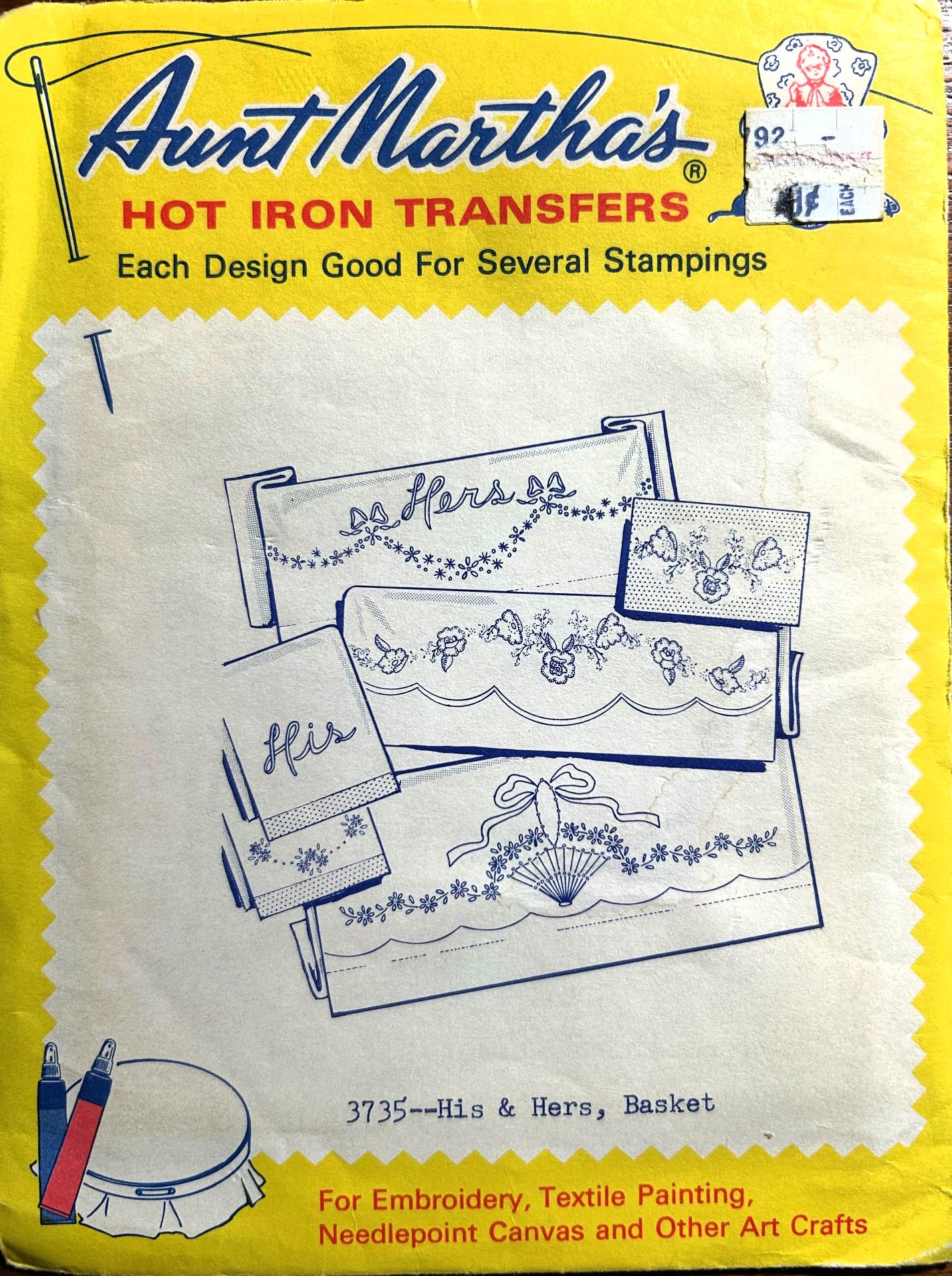 Vintage Aunt Martha's Embroidery Iron-on Transfers: Pick Your Design - Etsy