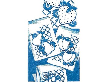 Laura Wheeler Fruit Embroidery Designs: Vintage Kitchen Linens (PDF)