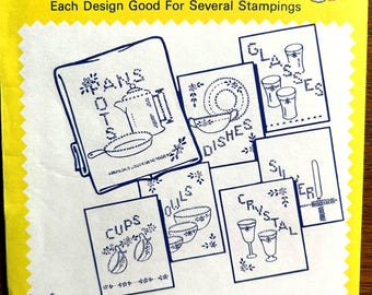 Vintage Aunt Martha's Embroidery Iron-On Transfers: Pick Your Design