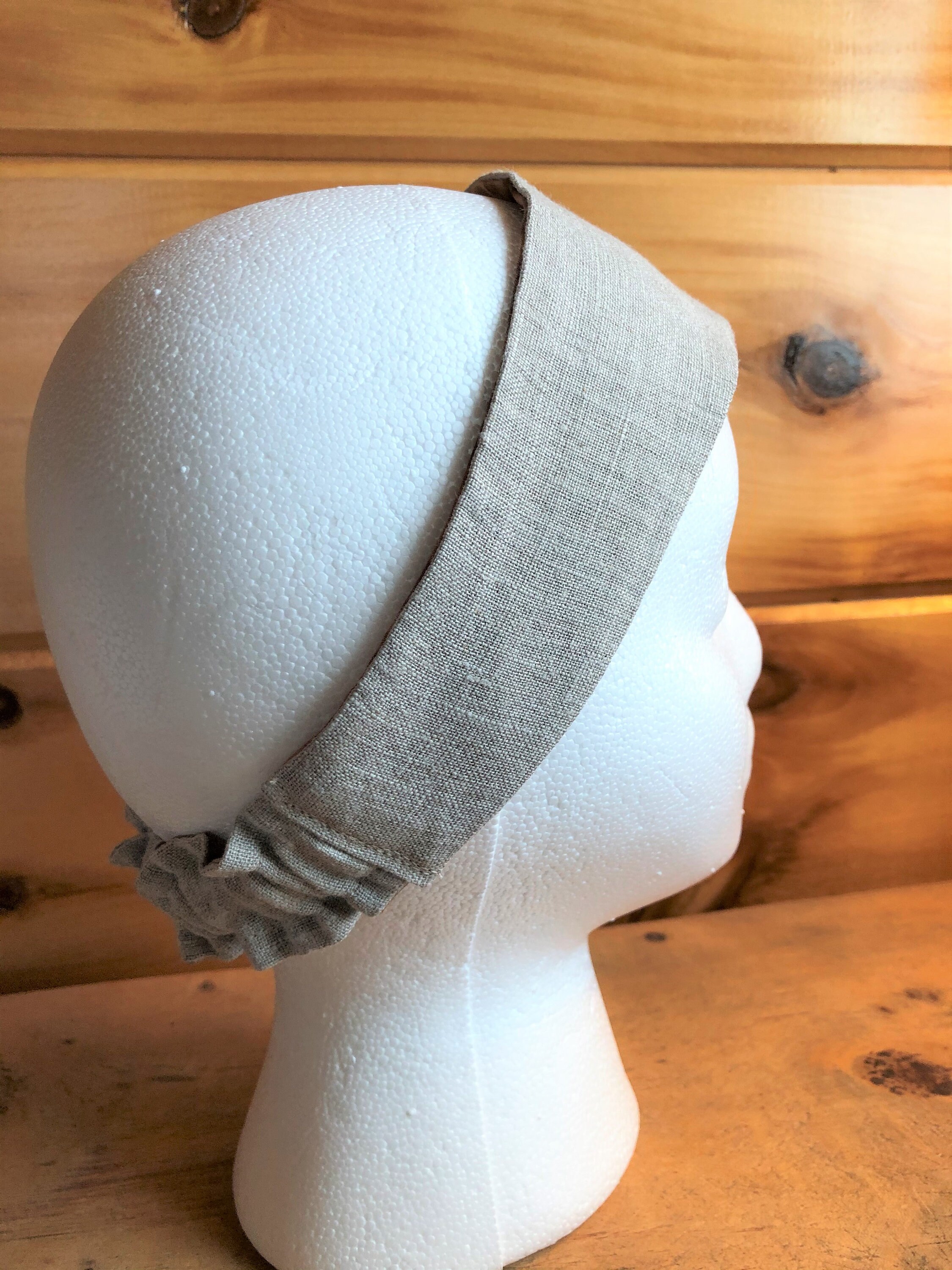 Linen Headband, Reversible Headband, Head Bands for Women, Linen Hair