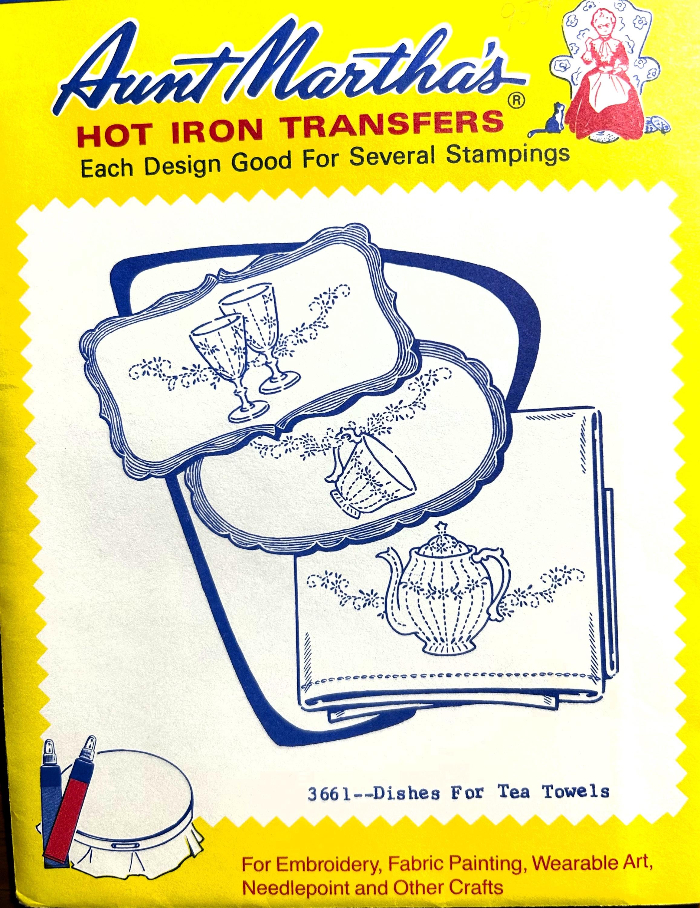Vintage Aunt Martha's Embroidery Iron-on Transfers: Pick Your Design - Etsy