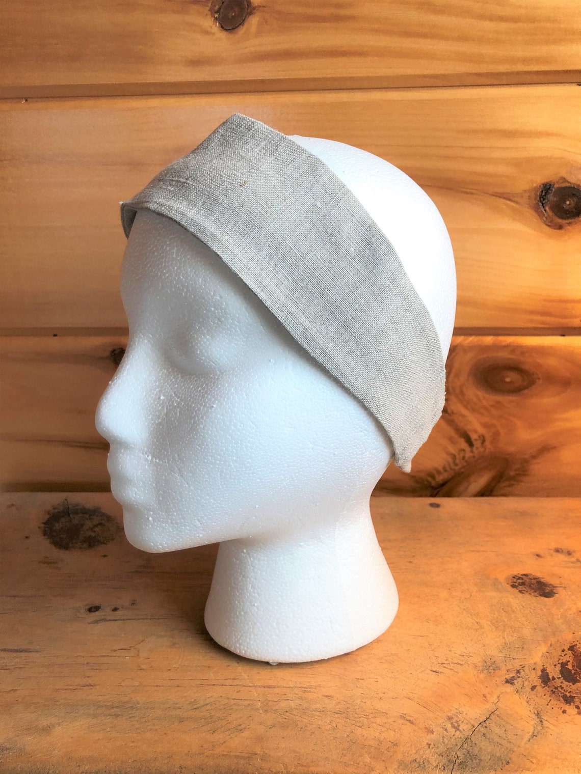 Linen Headband, Reversible Headband, Head Bands for Women, Linen Hair