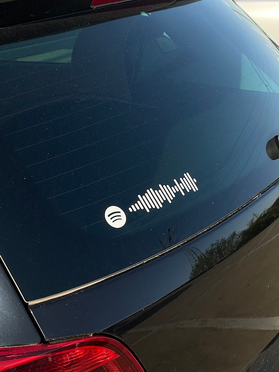 Custom Weatherproof Spotify Code Decal / Bumper Sticker