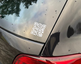 Personalized QR Code (Bumper) Sticker