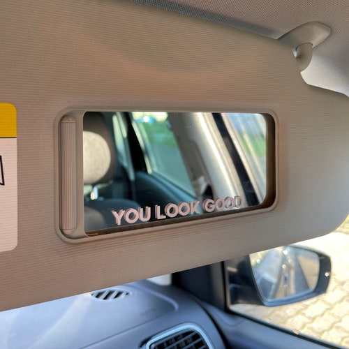 Car Mirror Decal Etsy