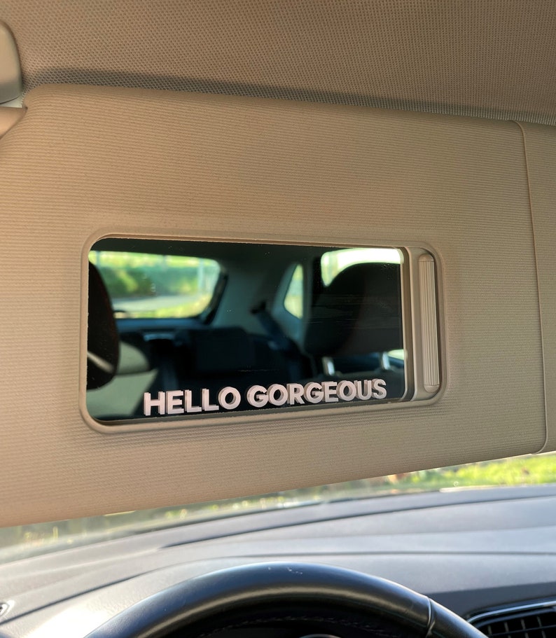 Car Mirror Decal Bild 2