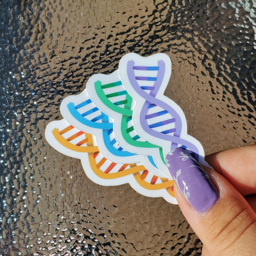 DNA Strand Sticker | Science STEM - Vinyl Decal - Etsy