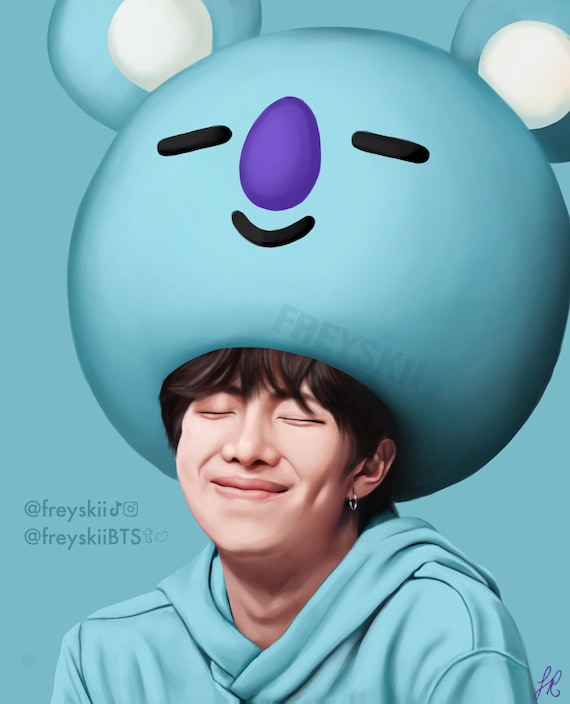 Bts Rm Namjoon As Koya Bt21 Poster Print Etsy 日本