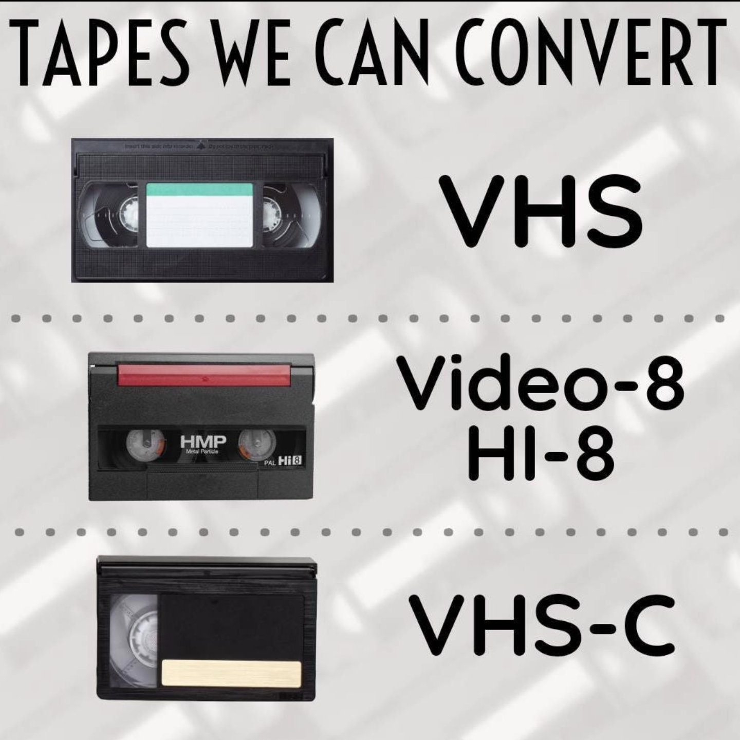 VHS Tape Conversion to USB, Digital Download & DVD Etsy UK