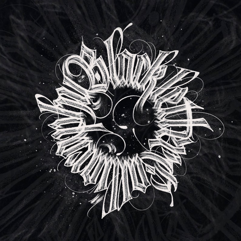 Gothic Calligraphy Brushes for Procreate Etsy