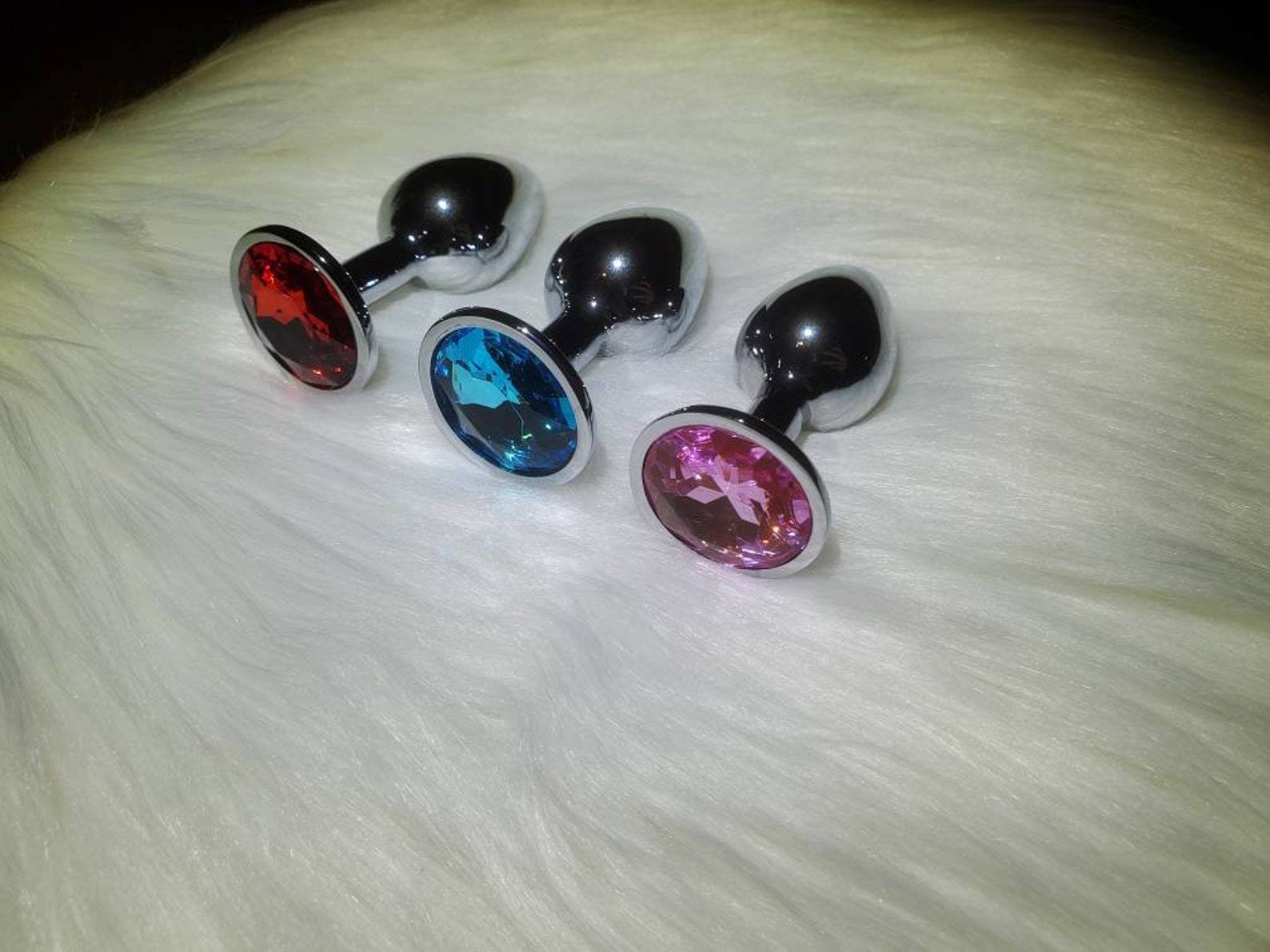 Jeweled Stainless Steel Butt Plugs Various Sizes and Colors Etsy