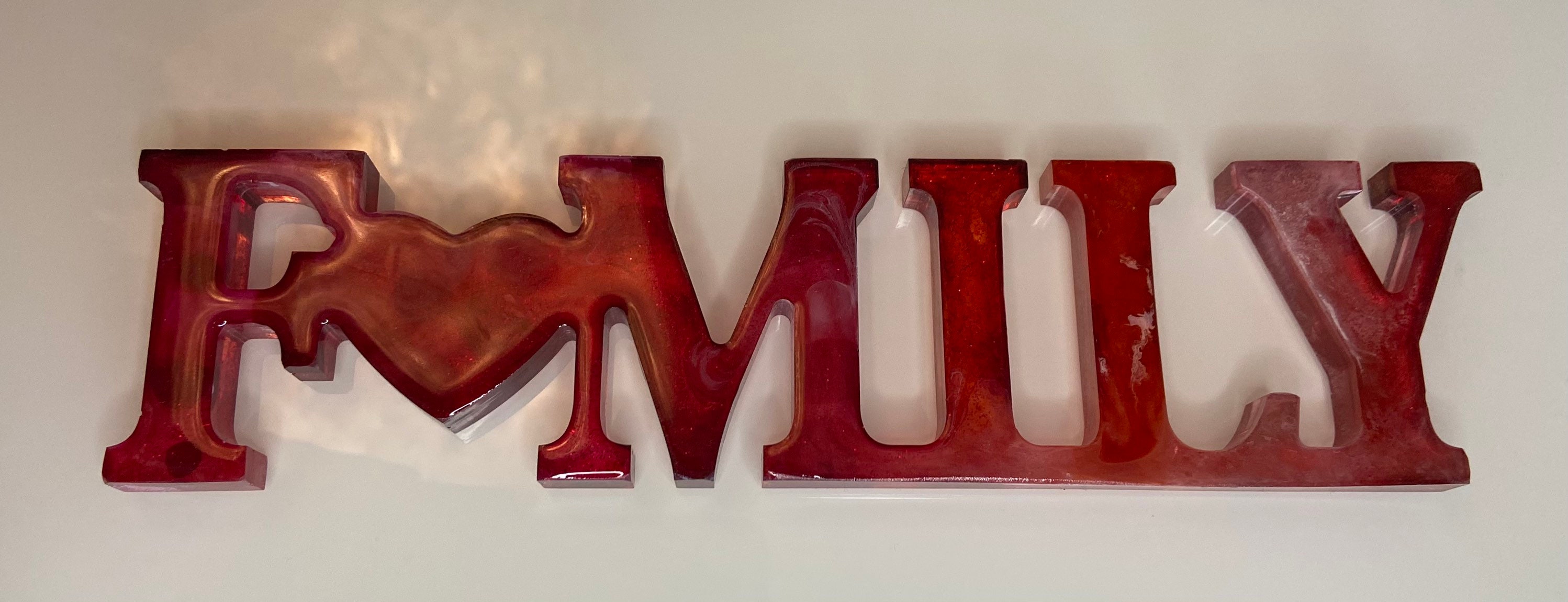 Deko Aufsteller Love Home Family Wohnzimmer | Etsy