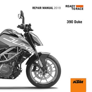 KTM 390 Duke 2019 Workshop manual