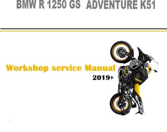 Service workshop manual for BMW R 1250 GS ADVENTURE K51 Download