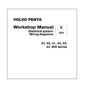 Workshop manual Volvo Penta 31, 32, 41, 42, 43, 44, and 300 Series