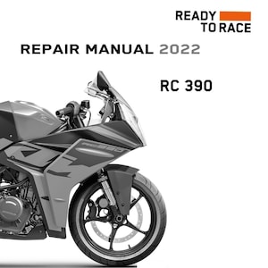 2022 KTM RC 390 Repair manual