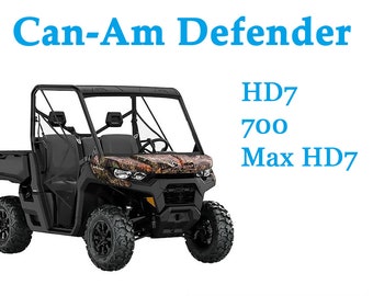 Service workshop manual for NEW 2023 Can-Am Defender 700 HD7  | 2022 - 2023