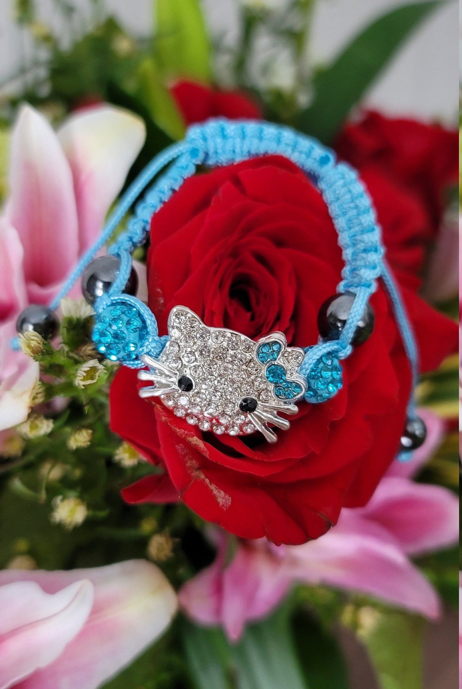 Hello Kitty Bracelets Girl Bracelets Adjustable Bracelets Etsy