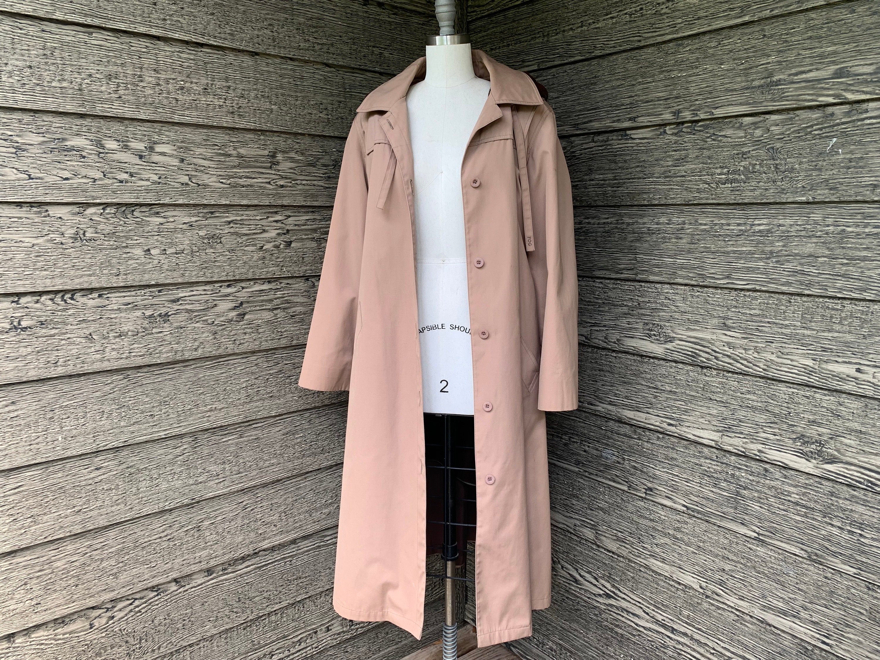 Vintage Women's London Fog Trench Coat - Etsy