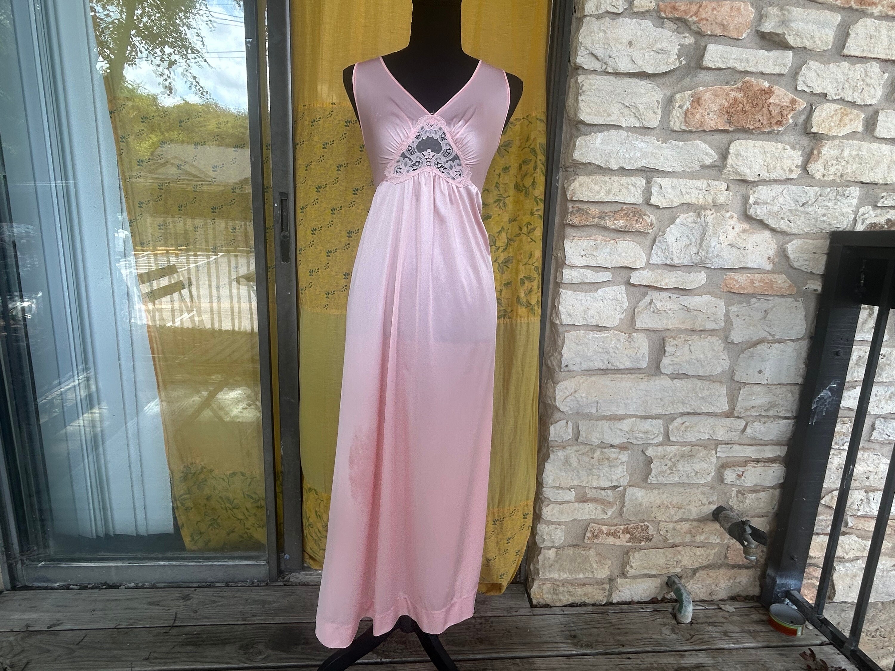 Nylon Nightgown Etsy