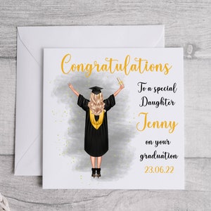 personalised Graduation card | Graduation greetings card | Graduated card | Custom graduation card | Celebration card | Congratulations grad