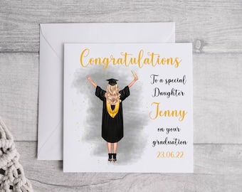personalised Graduation card | Graduation greetings card | Graduated card | Custom graduation card | Celebration card | Congratulations grad