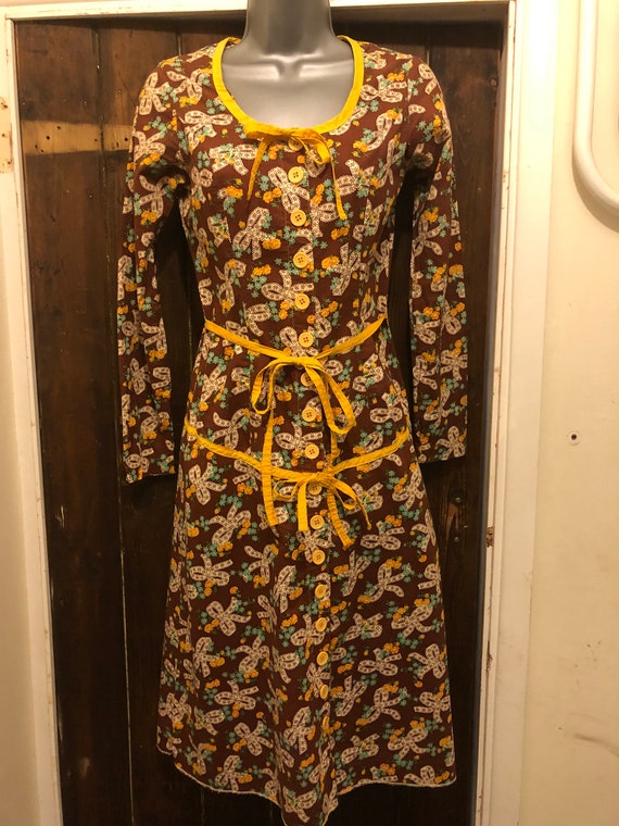 Amazing rare Betsy Johnson alley cat prairie style