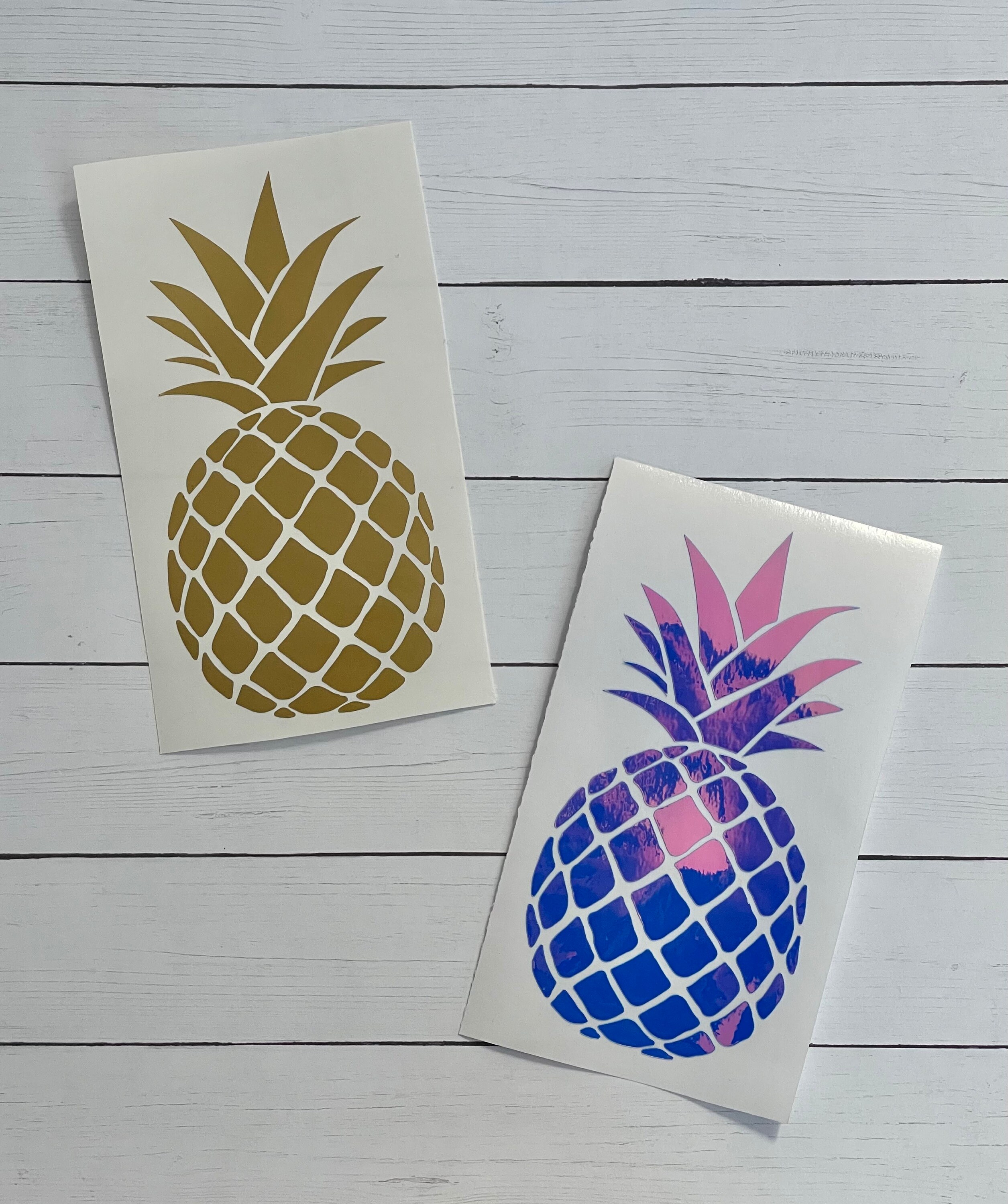 Pineapple Sticker Pineapple Decal Vinyl Decal Vinyl Etsy