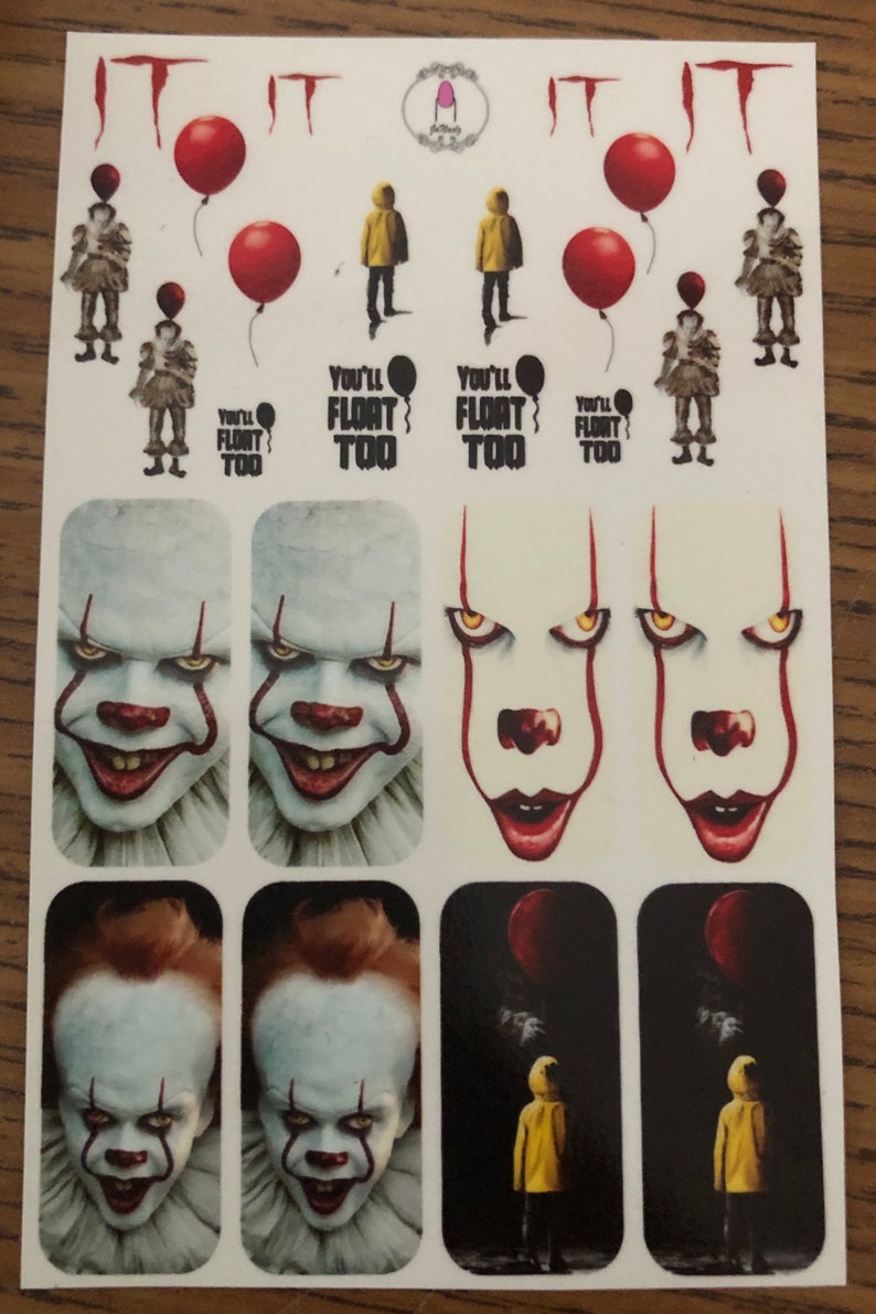 Halloween Waterslide Decals Etsy