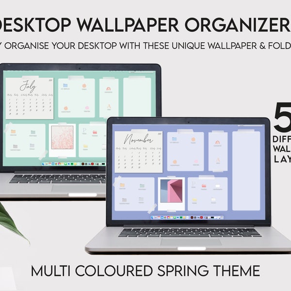 Desktop Organizer Wallpaper - Etsy