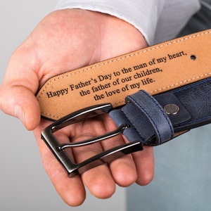 Handmade Valentines Day Gift, Leather Belt for Men, Engraved Men&#39;s Belt, Personalized Handmade Belt, Gift for Boyfriend, Graduation Gift