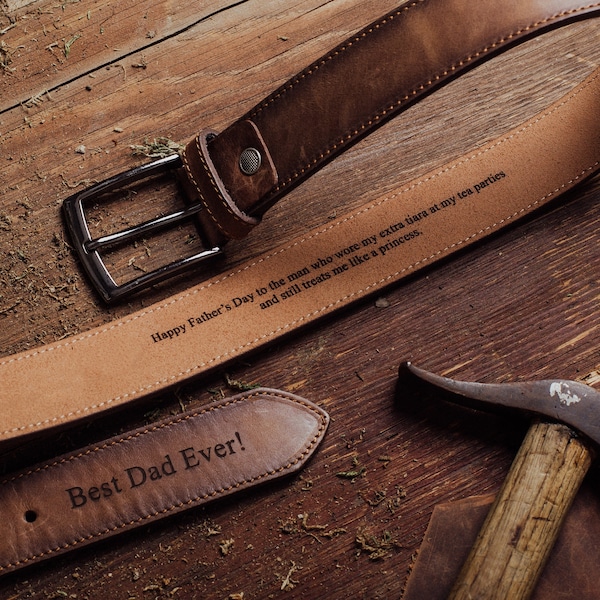 personalised belt
