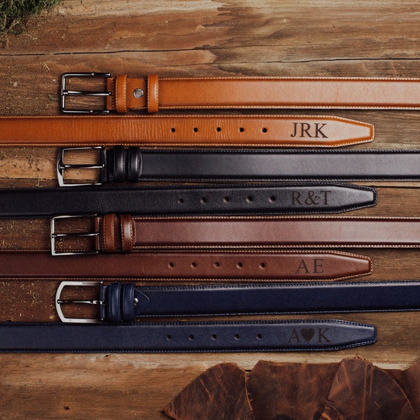 Engraved Leather Belt, Personalized Vintage Men's Belt, Custom Handmade Belt, Gifts for Boyfriend, Fathers Day Gift for Him