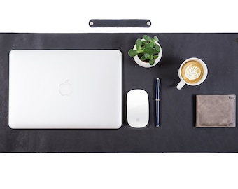 Leather Mouse Pad - Customized Large Desk Mouse Pad - Extended Mouse Pad - XL Mouse Pad - Small Mouse Pad - Personalized Leather Desk Mat