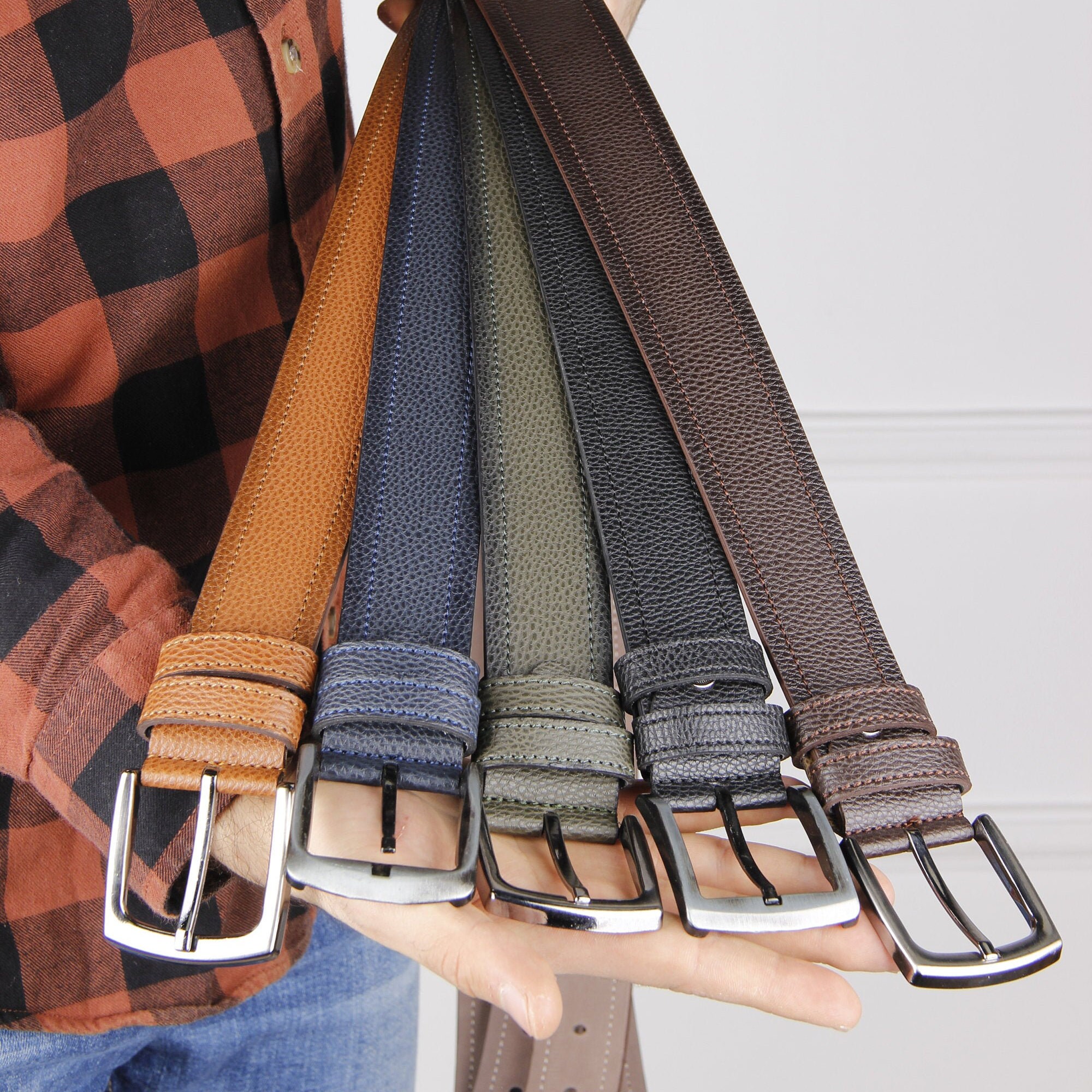 Customized Leather Belt for Men Engraved Men's Belt | Etsy