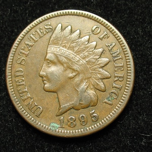 Sommer Verkauf!! XF 1895 Indian Head Cent Penny w / Diamanten & Full Liberty #94!
