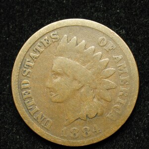 Solo in!! 1884 Indian Head Cent Penny *U.S. Collectible Coin* #36k