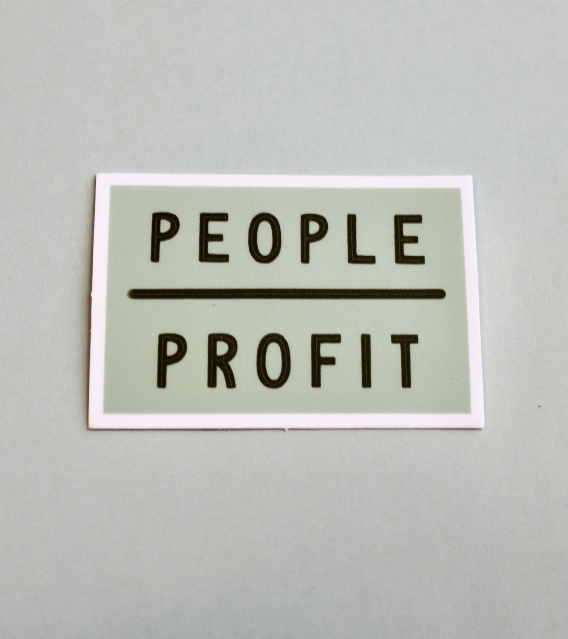 People over Profit Sticker Etsy