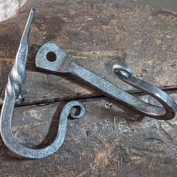 Forged Nail Hook - Repurposed from Antique Cut Nails