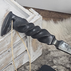 Railroad Spike Meat Turner