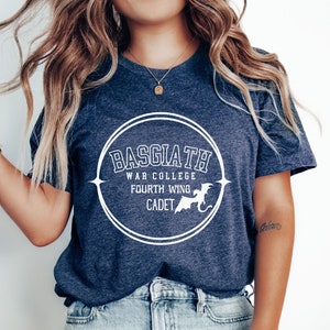 Basgiath War College Fourth Wing Cadet, Basgiath War College, Gift for Readers, Dragon Rider Shirt, Fourth Wing, Fourth Wing Shirt, 4th Wing